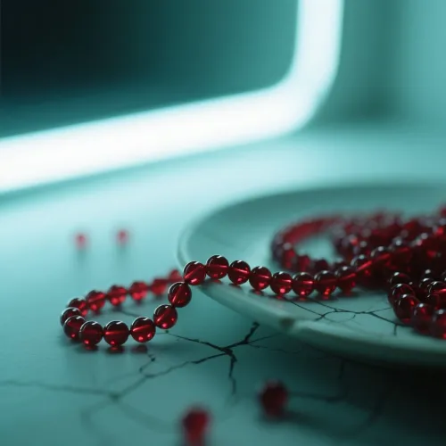 Comparison of ethically-mined rubies versus laboratory-grown crystals under UV light